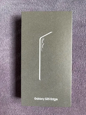 Telefon Samsung S25 Edge, de 256GB, culoare titanium jetblack