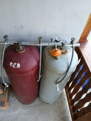 Kit 2 butelii gpl de 120 l + Centralină cu 3 ieșirii și regulator . - imagine 2