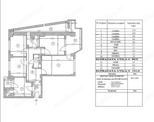Apartament 4 Camere Decomandat DE RENOVAT 110 MP Total