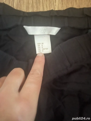 pantaloni scurți negri 