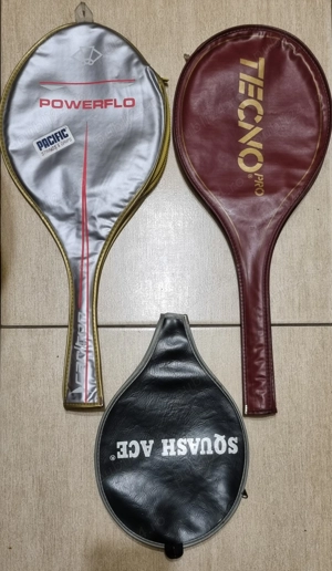 Palete badminton 2 huse palete fileu cu accesorii - imagine 4