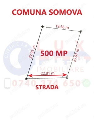 ID 7576 Teren intravilan *Comuna Somova