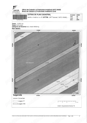 Teren arabil de vanzare  