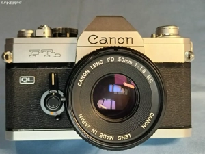 Aparat Foto cu fim canon FTB + obictiv 1 8   50
