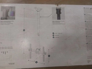 Suport TV Hama Fullmotion Ceiling Bracket - imagine 4
