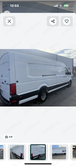 Vând vw crafter extra lung punte dublă  - imagine 2