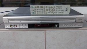Combo SilverCrest DC-5900 LG dvd player-video recorder VCR vhs 6 head stereo Hi-Fi +telecomanda