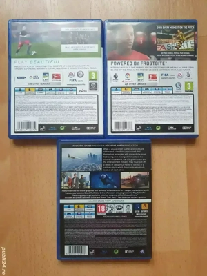 Vând GTA 5 PS4 + FIFA 16, 17   stare foarte bună, preț negociabil - imagine 2
