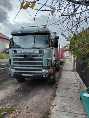 Camion forestier scania 