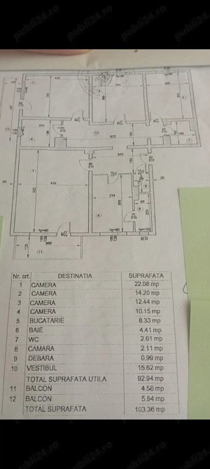 Apartament special cu 4 camere