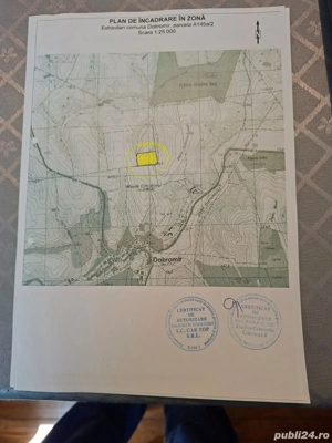 vand teren extravilan Dobromir