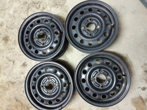 Set de 4 jante de otel pentru ford escort 95 5Jx13x41 Stare foarte buna