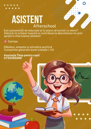 Asistent afterschool 