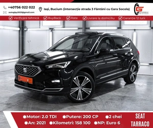 SEAT TARRACO Xcellence 4DRIVE Fab2021 Diesel 200CP Dsg Dotări de TOP