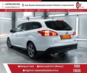 FORD FOCUS Fab. 2013 Benzină Euro5 Parbriz Scaune Încălzite Senzori Jante - imagine 4