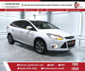 FORD FOCUS Fab. 2013 Benzină Euro5 Parbriz Scaune Încălzite Senzori Jante - imagine 2