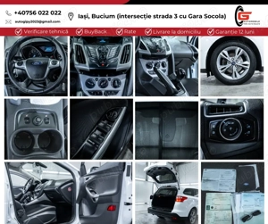 FORD FOCUS Fab. 2013 Benzină Euro5 Parbriz Scaune Încălzite Senzori Jante - imagine 8
