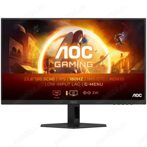 Monitor Gaming AOC, 23.8", IPS, FHD, 180Hz, 1ms, G-Sync, HDR10
