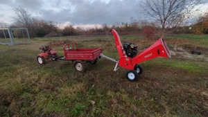 inchiriez Tocător Profesional de Crengi și Resturi Vegetale HECHT   cu Operator Inclus