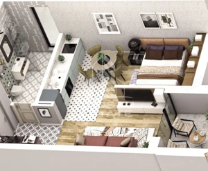 DE VANZARE Apartament o camera in cel mai modern ansamblu rezidențial