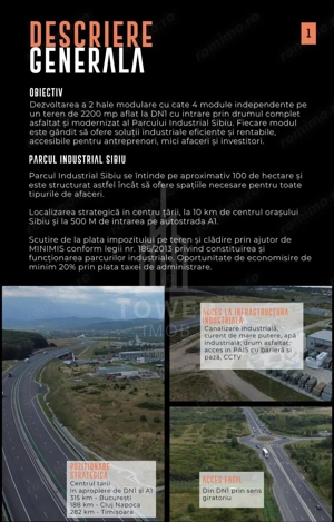 HALE INDUSTRIALE MODERNE ÎN PARCUL INDUSTRIAL SIBIU | 2200mp Teren 200mpu - imagine 7