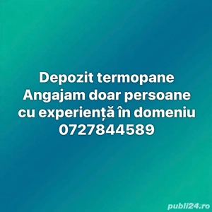 angajez in domeniul termopanelor