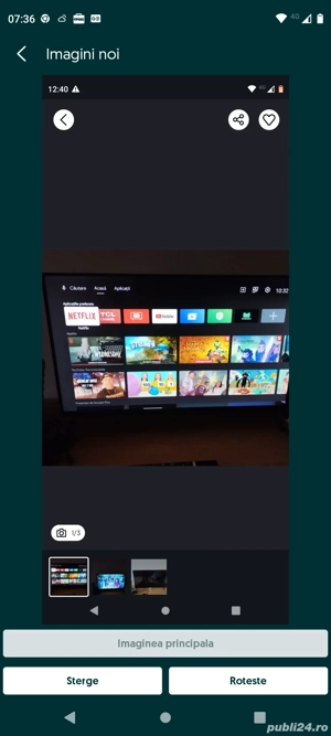 Tv tcl cu telecomanda  - imagine 2