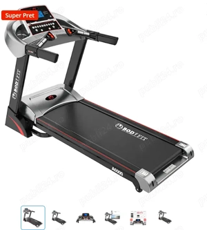 Banda de alergat profesionala, electrica BodyFit  A6000,
