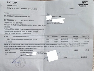 Vand schimbator viteze Skoda Octavia - imagine 8