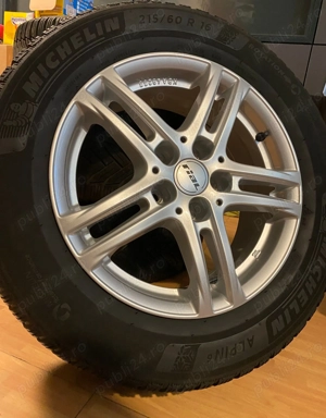Vând set 4 cauciucuri de iarnă Michelin + jante - imagine 2