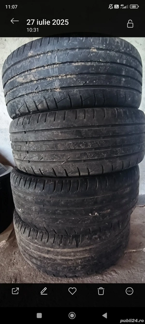 vând jante pe 17 cu anvelope de vara 225/45/17 - imagine 4