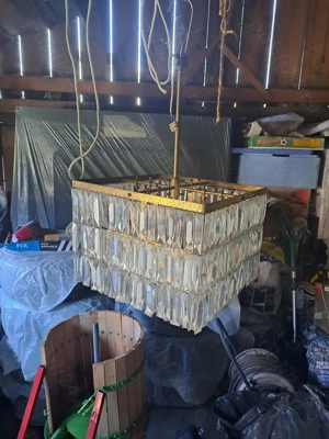 Vind candelabru vechi  cristal