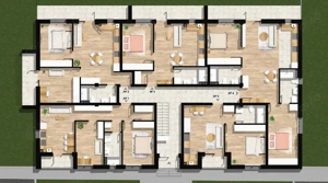 Apartament 3 camere, 70 mp, zona Orasul Vechi  - imagine 6