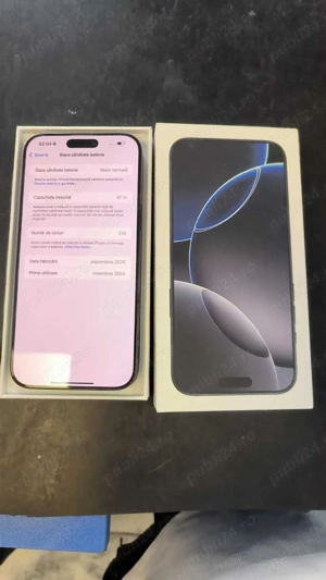 iPhone 16 Pro Max 256 GB - Reducere masivă Black Friday! - imagine 5