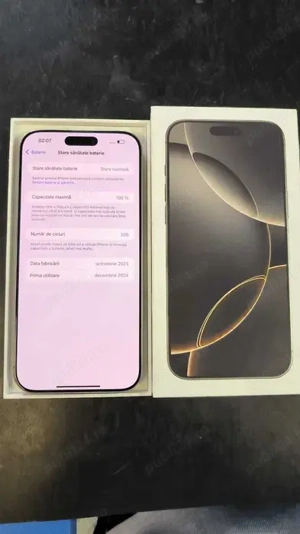 iPhone 16 Pro Max 256 GB - Reducere masivă Black Friday! - imagine 3