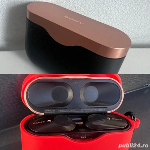 Casti Sony WF-1000XM3   funcționale, baterii schimbate - imagine 2