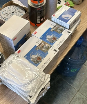 Măști de protectie 3M + filtre prefiltre capace,  150 lei ,  - imagine 9