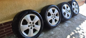 Jante Aliaj r16 PCD 5x110 et41 Opel Astra G + Anvelope vara - imagine 2