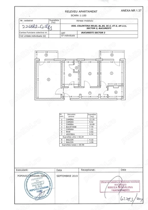 Aparament 3 camere decomandant