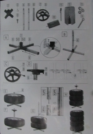 Suport pentru depozitarea cauciucurilor NOU - imagine 7
