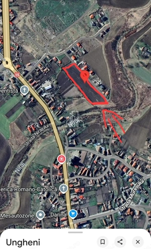 Teren 9 253 Mp Intravilan De Vanzare, ideal pentru Case, Ungheni