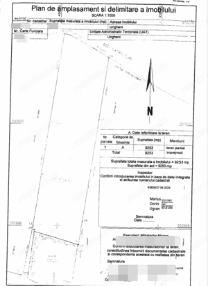 Teren 9 253 Mp Intravilan De Vanzare, ideal pentru Case, Ungheni - imagine 4