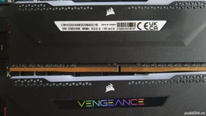 Memorie Corsair Venegace RGB PRO, 32GB DDR4, 3600MHz CL18, Kit 2 x16 GB, Black - imagine 3