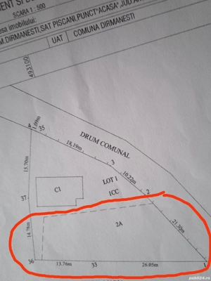 Vânzare teren intravilan 