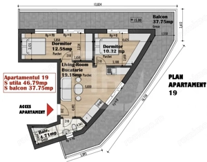 Apartament 3 camere, terasa 38 mp, bloc finalizat in cartierul Iris