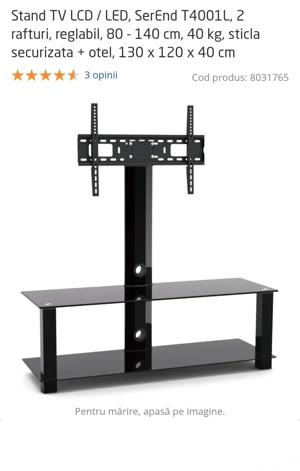 comoda tv sticla neagra