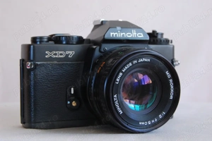 Aparat foto cu film minolta xd-7 + obiectiv md rokkor 2.0 50