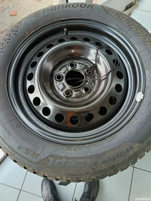 set jante otel cu anvelope Hankook iarnă 205/60R16 - imagine 5