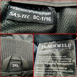 geacă moto touring cu protecții, Blackwild City, L XL - imagine 4