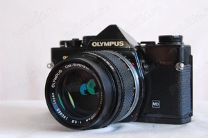 Aparat foto cu film olympus om-2 + obiectiv zuiko auto-t 2.8 100 - imagine 3